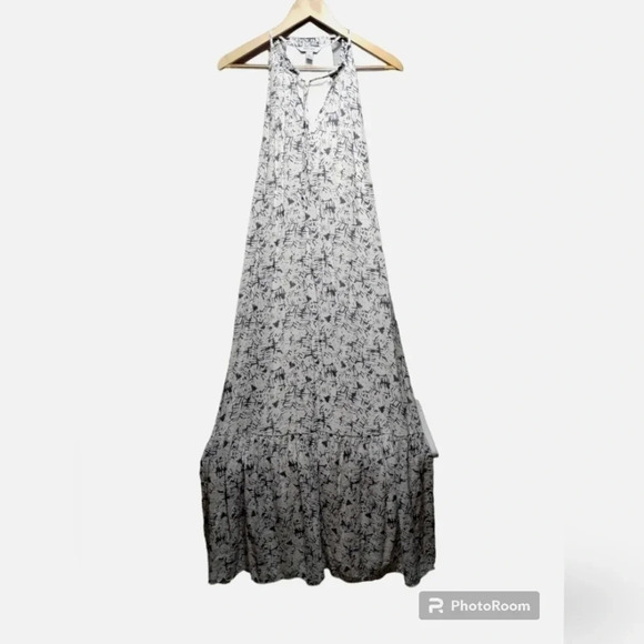 Nine West Dresses & Skirts - Nine West Maxi Dress in‎ Dusty Blue and White Floral Vacation Beach Resortwear